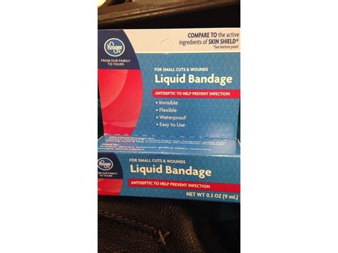 Kroger Liquid Bandage 03 Oz Ingredients And Reviews