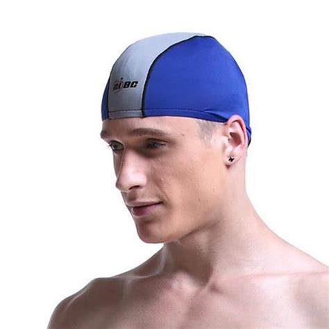 Waterproof Comfortable Swimming Caps Elastic Swim Caps Men Adult Waterdrop Swimming Hat Cover