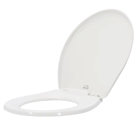 Bemis Slow Close Round Closed Front Toilet Seat In White 580slow 000