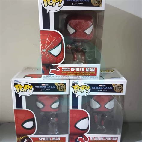 Funko Spiderman No Way Home Trio Set Hobbies And Toys Toys And Games On