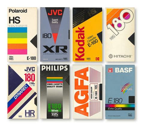 Vhs 90s Graphic Design Packaging Design Trends 80s Graphic Design