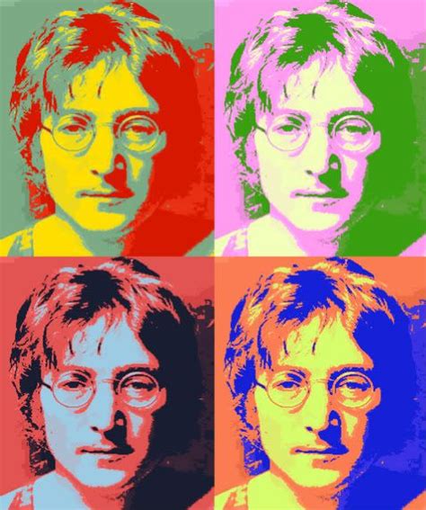 Andy Worhols John Lennon Look At Those Colors Omg Andy Warhol