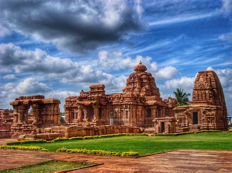Group Of Ancient Temples At Pattadakal Karnataka भारतindia Built