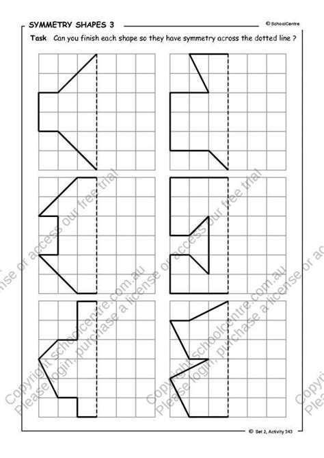 Symmetry Worksheets For Grade 4