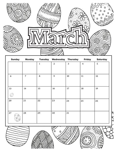 Famous January Calendar Coloring Pages 2023