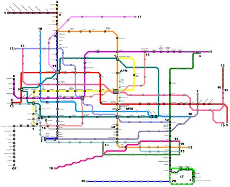 Guangzhou Subway Map Subway Map Metro Map Metro Rail