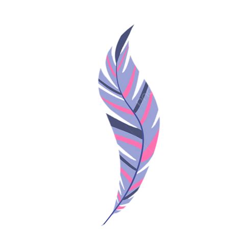 Pink Purple Colorful Feathers Hand Painted Clip Art Pink Purple Fun