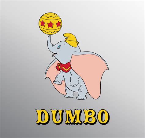Dumbo Svg Dumbo Cricut Dumbo Cut File Svg File For Cricut Etsy