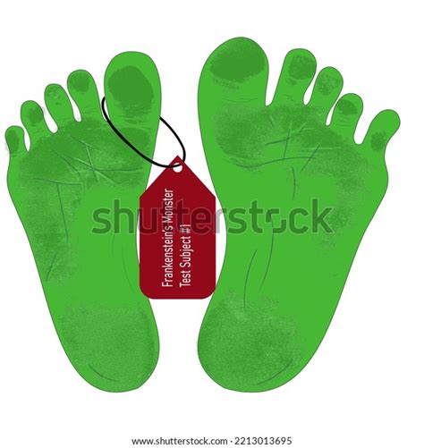 Frankensteins Monster Footprint Morgue Stock Illustration 2213013695