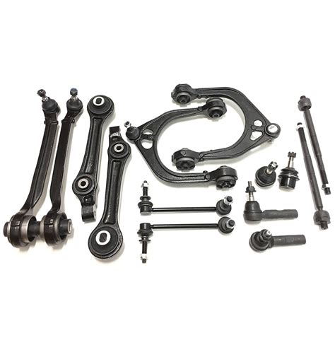 Buy Pieces Front Suspension Kit Lower Ball Joints Sway Bar Links Inner Outer Tie Rod Ends
