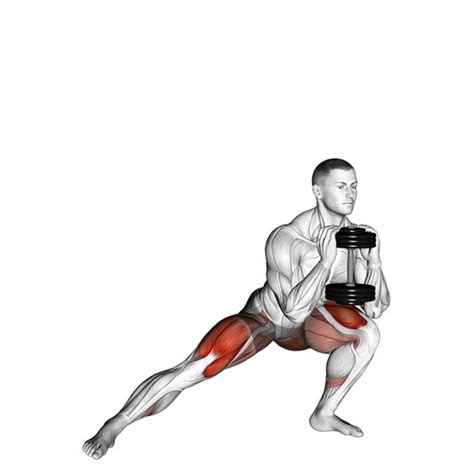 Dumbbell Lateral Lunges By John M Exercise How To Skimble