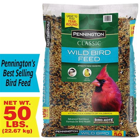 Pennington Classic Wild Bird Feed And Seed 50 Lb Bag