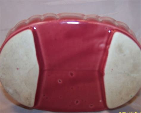 Red Pink And White Dripware Pottery Planter Usa
