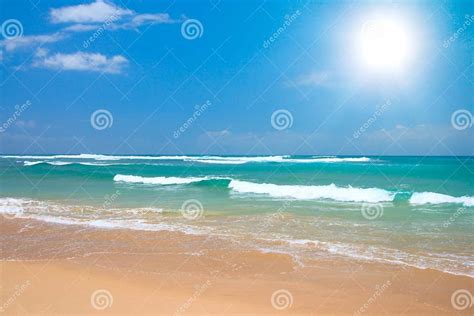 Peaceful Beach Scene Stock Photo Image Of Relaxation 5966720