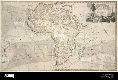 A Map Of Africa Dated 1770 A New Map Of Africa Wherein Are