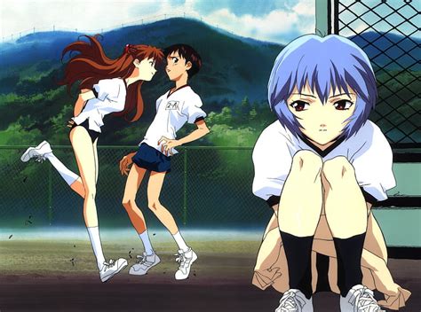 X Px Free Download HD Wallpaper Neon Genesis Evangelion Ikari Shinji Ayanami Rei