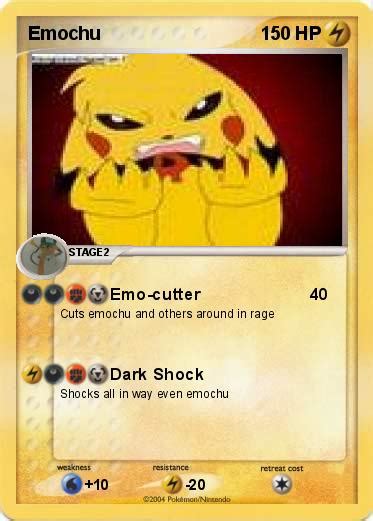 Pokémon Emochu 4 4 Emo Cutter My Pokemon Card