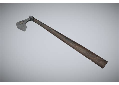Medieval Low Poly Axe Free Vr Ar Low Poly 3d Model Cgtrader