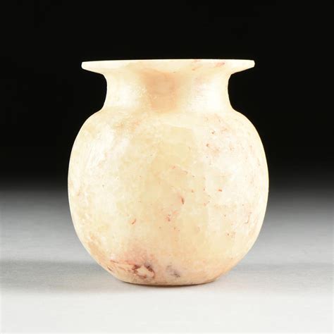 Lot An Ancient Egyptian Style Alabaster Jar In The Middle Kingdom