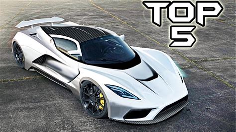 Top 5 Fastest Car In The World Youtube