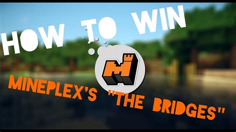 How To Win Bridges On Mineplex Minecraft Server Youtube