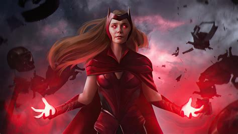 1280x720 The Scarlet Witch Wanda Vision 4k 720p Hd 4k Wallpapers