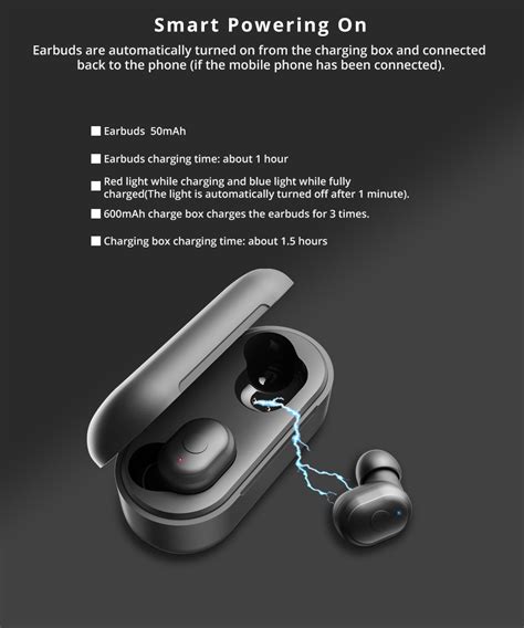 T11 Wireless Earbuds Bluetooth 5 0 Stereo Sound Black