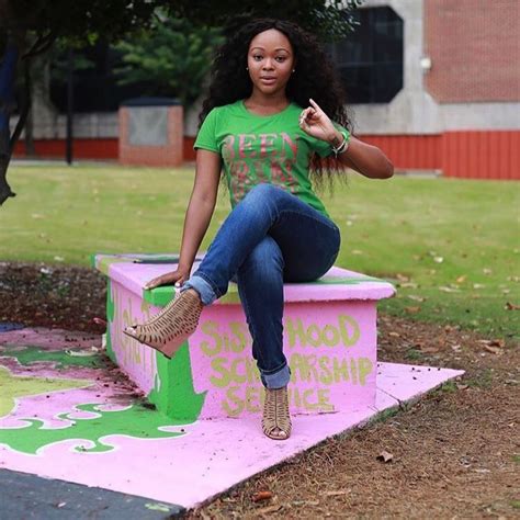 Stunning Soror From Alpha Kappa Alpha Represent Your Sorority With