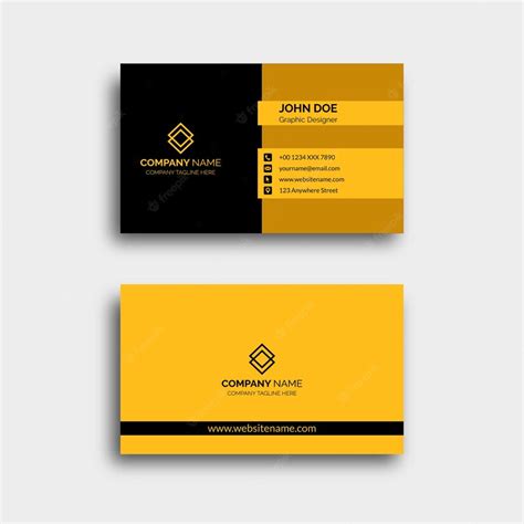 Premium Vector Modern Business Card Design Templates