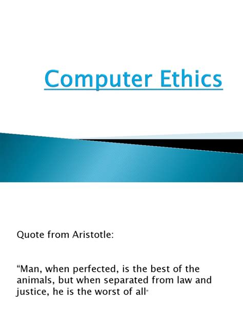 Computer ethics deals with the procedures, values and practices that govern the process of computer ethics is a concept in ethics that addresses the ethical issues and constraints that arise from the use of computers, and how they can be mitigated or prevented. Computer Ethics | Copyright Infringement | Security Hacker