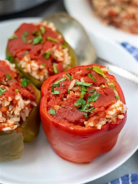 Instant Pot Stuffed Peppers A Mind Full Mom