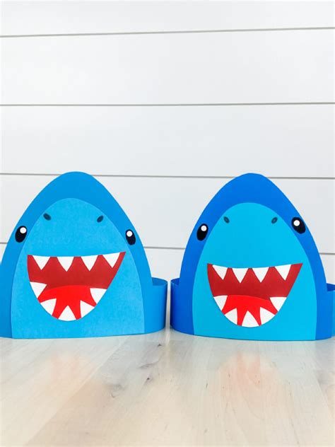 Shark Headband Craft For Kids Free Template Headband Crafts Shark