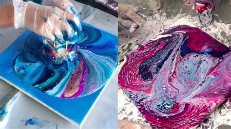 Truly Best Acrylic Painting Satisfying Acrylic Pouring Art