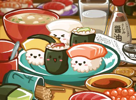 Cute Anime Food Japan Kawaii Cartoon Manga Comic Animation