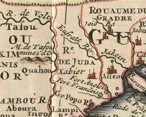 Not only did the kingdom of judah appear on maps prior to the mid 1700s, but they appeared on multiple maps m… French Map of Ancient Africa. Ouidah, De Juda | Africa map, African history