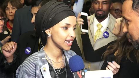 Somali Refugee Minnesota Congresswoman Elect Democrat Ilhan Omar Speaks