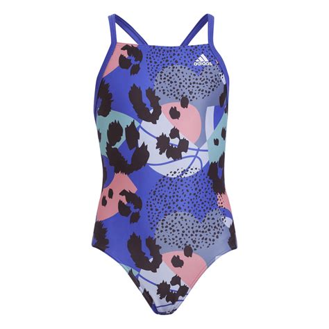 Adidas Girls Flower Swimsuit Sport From Excell Sports Uk