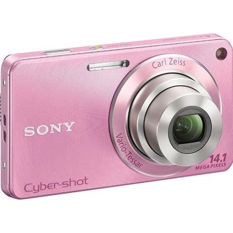 Sony Cyber Shot Dsc W350 Digital Camera Pink Dscw350p Bandh