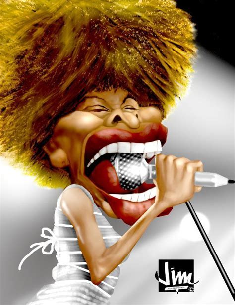 Tina Turner Caricature Tina Turner Tina