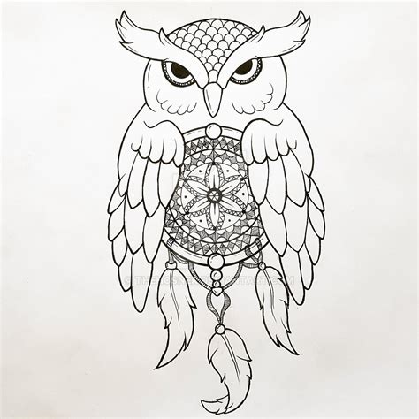 Dreamcatcher Owl By Thehosner On Deviantart