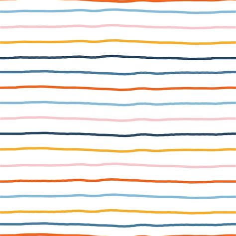 Premium Vector Seamless Pattern With Thin Colorful Stripes