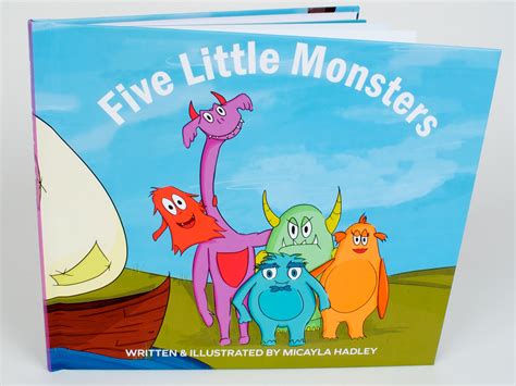 Five Little Monsters Childrens Book On Behance