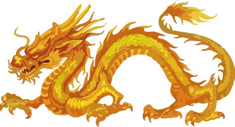 Golden Dragon Cartoon