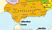 Mapa Ceuta Y Melilla | Mapa