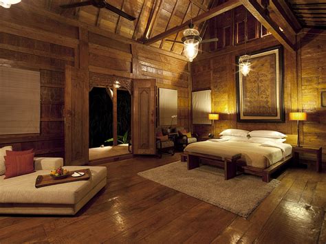 Beautiful Traditional Indonesian Bedroom At Canggu Bali House Home