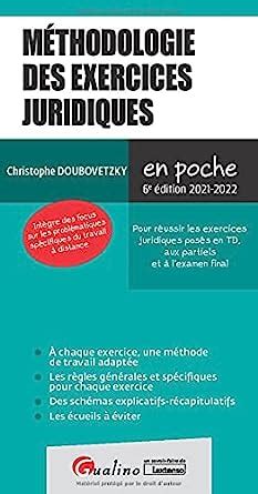 Amazon M Thodologie Des Exercices Juridiques Pour R Ussir Les