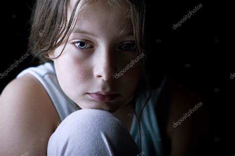 Young Child Looking Sad Stock Photo By ©jmpaget 2362721