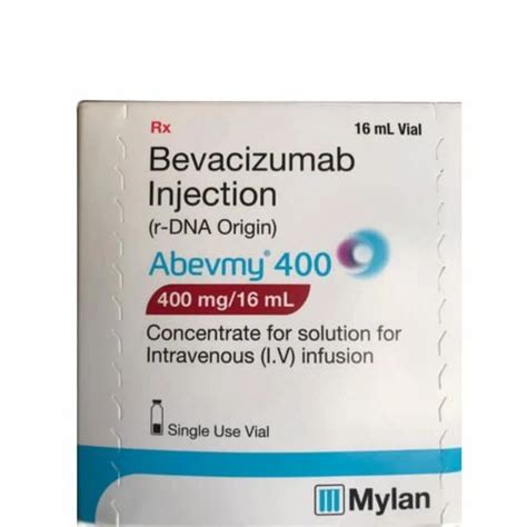 Abevmy 400mg Injection Bevacizumab 400mg Injection Mylan Packaging