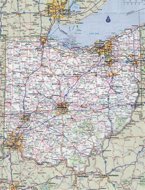 Map Of Ohio Cities Ohio Interstates Highways Road Map Images And