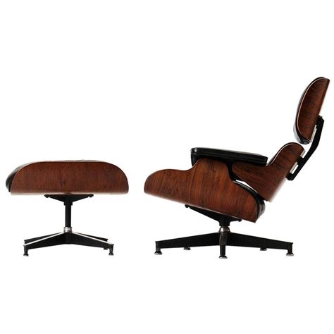 Eames Leather Lounge Chair And Ottoman At 1stdibs